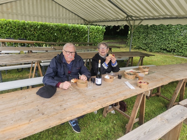 Repas des chefs au château du Crosco.