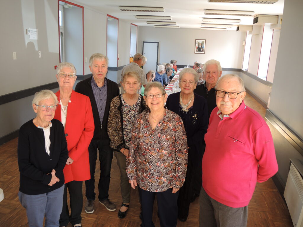 35 personnes étaient réunies ce samedi 13 avril 2024 au repas des aînés à la salle polyvalente de Lignol.