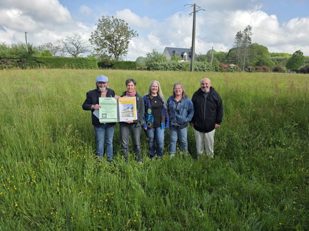 De gauche à droite, Didier Jouan, Solène Gil, Johanna Conan et Denise Drevon.