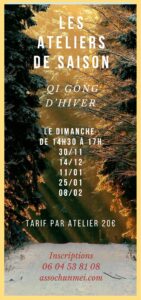 Les ateliers de saison Chun Mei